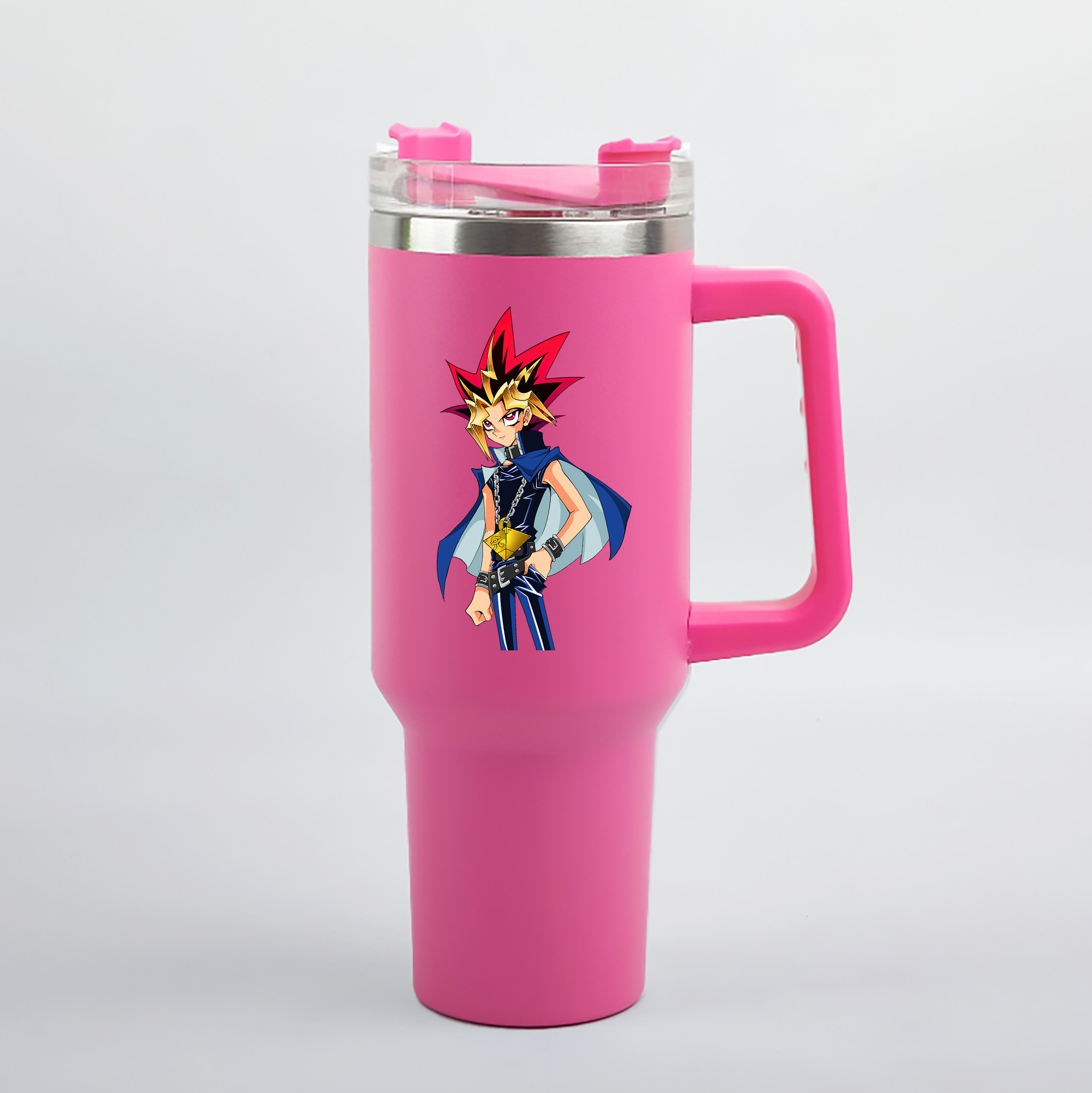 （画像用） 遊☆戯☆王 Yu-Gi-Oh! 1200mL車用タンブラー（カラープリント）